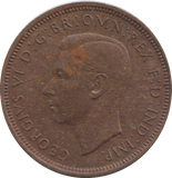 1945 HALF PENNY ( AUNC )