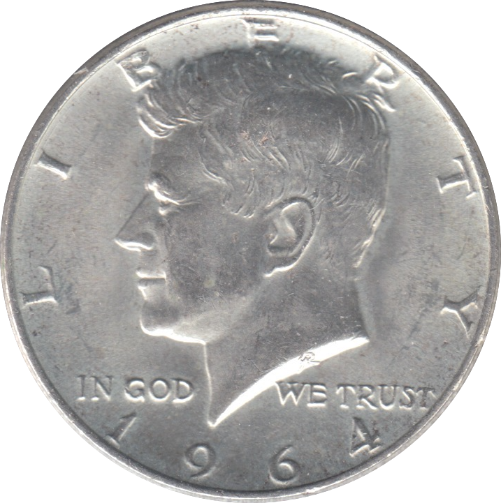 1964 SILVER USA HALF DOLLAR