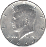 1964 SILVER USA HALF DOLLAR