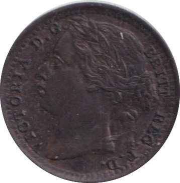1881 THIRD FARTHING ( AUNC )