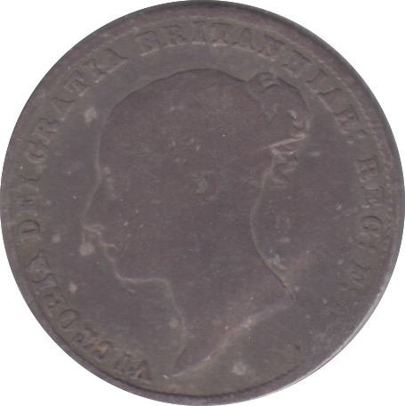 1858 SIXPENCE ( NF )
