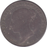 1858 SIXPENCE ( NF )