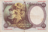 1931 25 PESTAS BANKNOTE SPAIN REF-1654