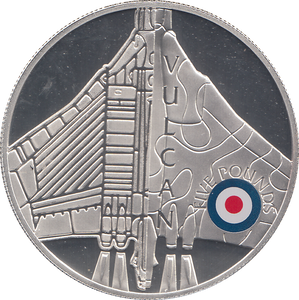 2008 SILVER PROOF £5 VULCAN