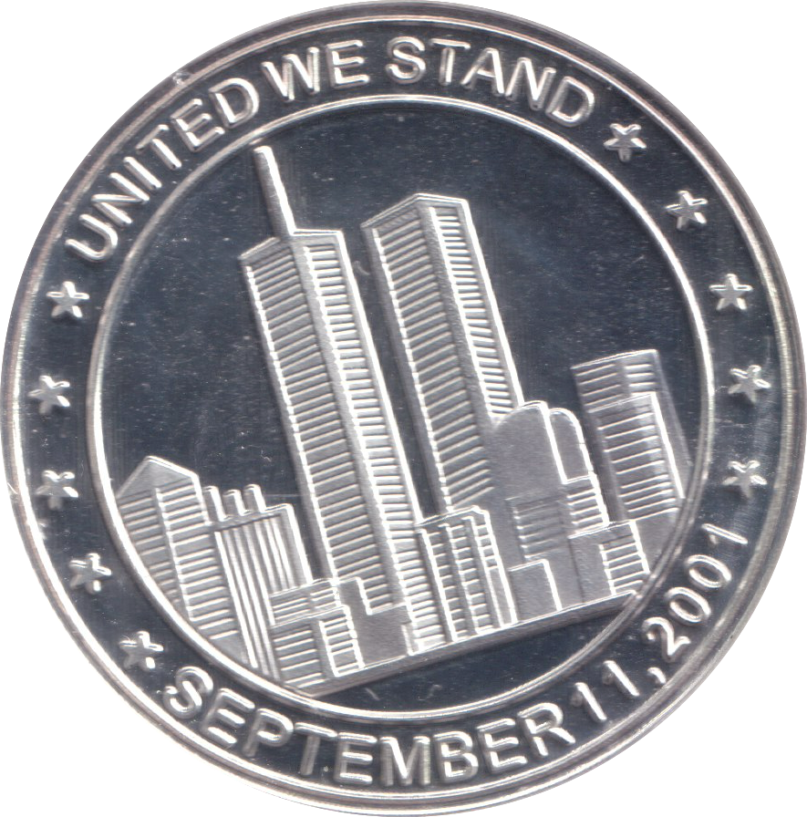 2001 REMEMBER SEPTEMBER 11 MEDALLION USA