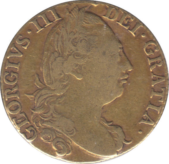 1778 GOLD ONE GUINEA ( VF )