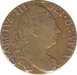 1778 GOLD ONE GUINEA ( VF )