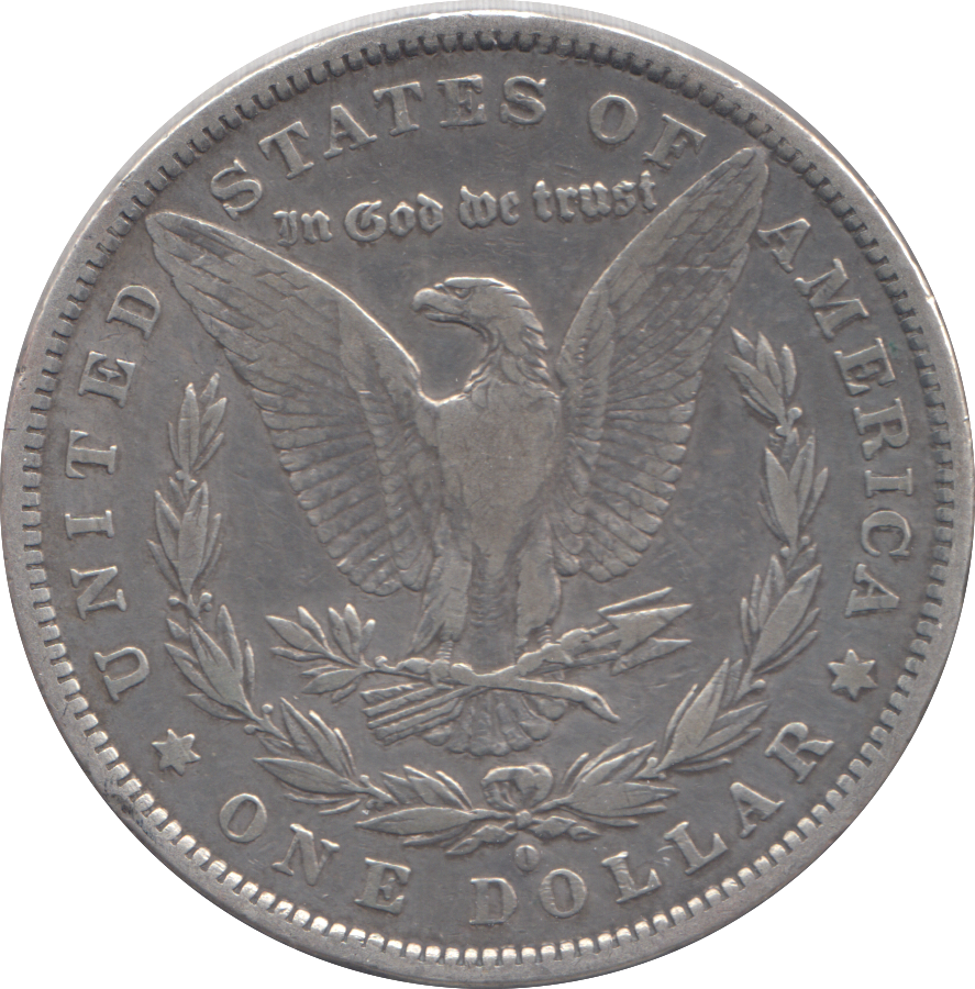 1882 SILVER ONE MORGAN DOLLAR USA