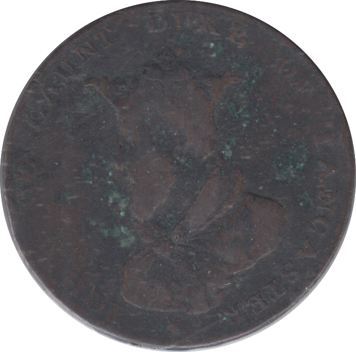 1792 LANCASTER HALFPENNY TOKEN