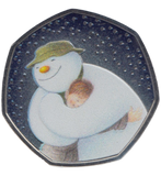 2020 50 PENCE THE SNOWMAN COLOURED ( BU )