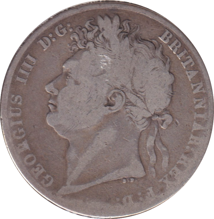 1821 HALFCROWN ( GF )