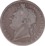 1821 HALFCROWN ( GF )