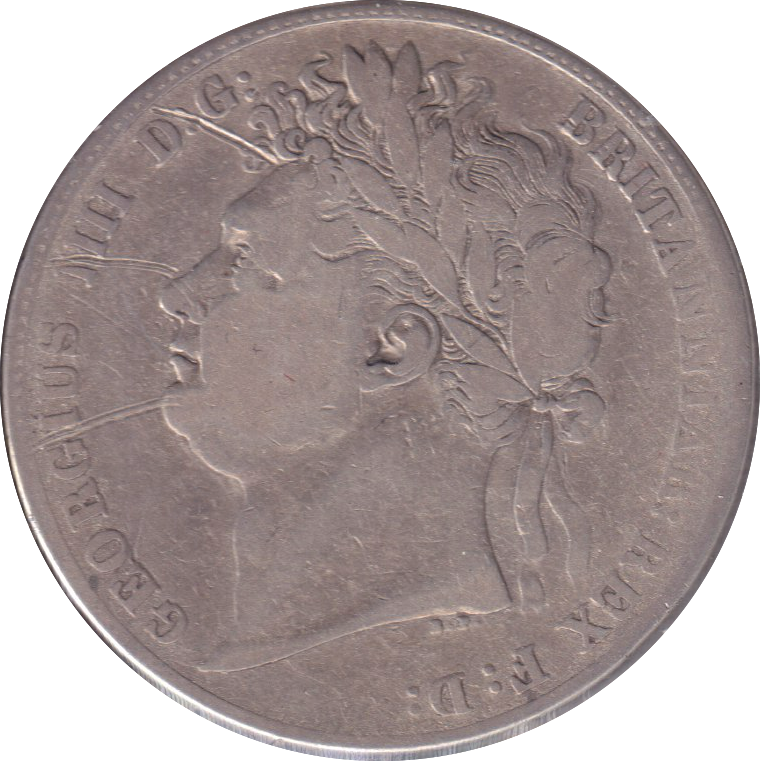 1821 HALFCROWN ( GF )