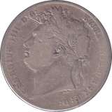 1821 HALFCROWN ( GF )