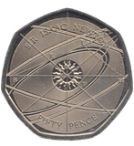 2018 50 PENCE SIR ISAAC NEWTON ( BU )
