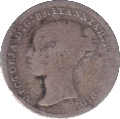 1875 THREEPENCE ( NF )