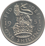 1951 SHILLING ( PROOF )