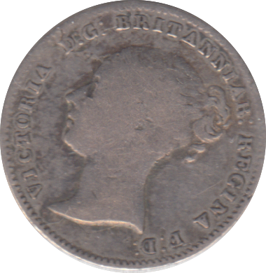 1860 THREEPENCE ( FINE )
