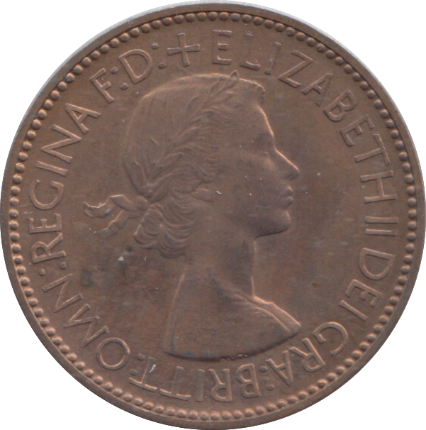 1953 HALF PENNY ( PROOF )