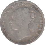 1884 THREEPENCE ( NF )