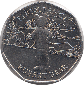 2020 50 PENCE RUPERT BEAR ( BU )
