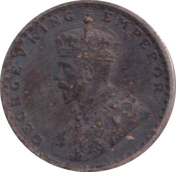 1917 2 ANNAS INDIA
