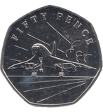 2019 50 PENCE CONCORDE ( BU )