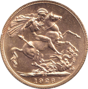 1928 GOLD SOVEREIGN ( UNC ) PRETORIA MINT