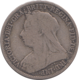 1894 SIXPENCE ( FINE )