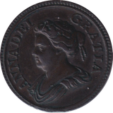 1714 FARTHING ( EF )