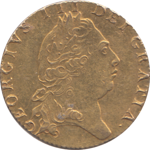 1797 GOLD ONE GUINEA ( GVF )
