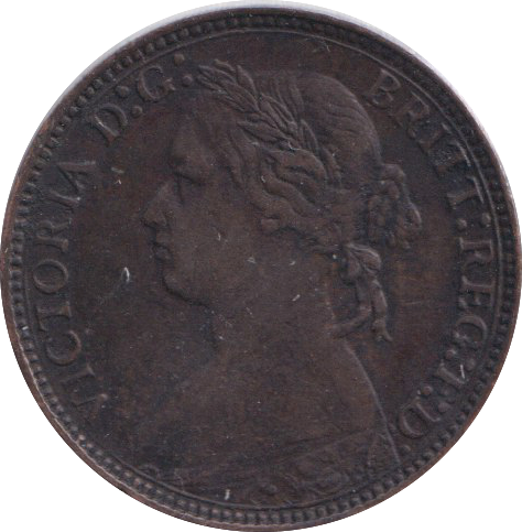 1875 FARTHING ( GVF )