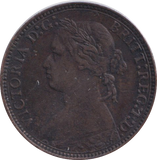 1875 FARTHING ( GVF )