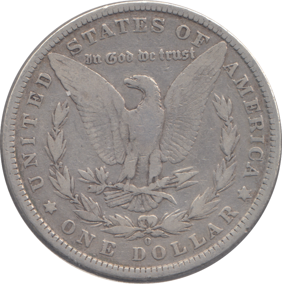 1880 SILVER ONE MORGAN DOLLAR USA