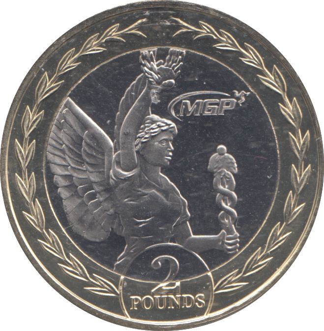 2023 TWO POUNDS ISLE OF MAN OF THE MANX GRAND PRIX BU