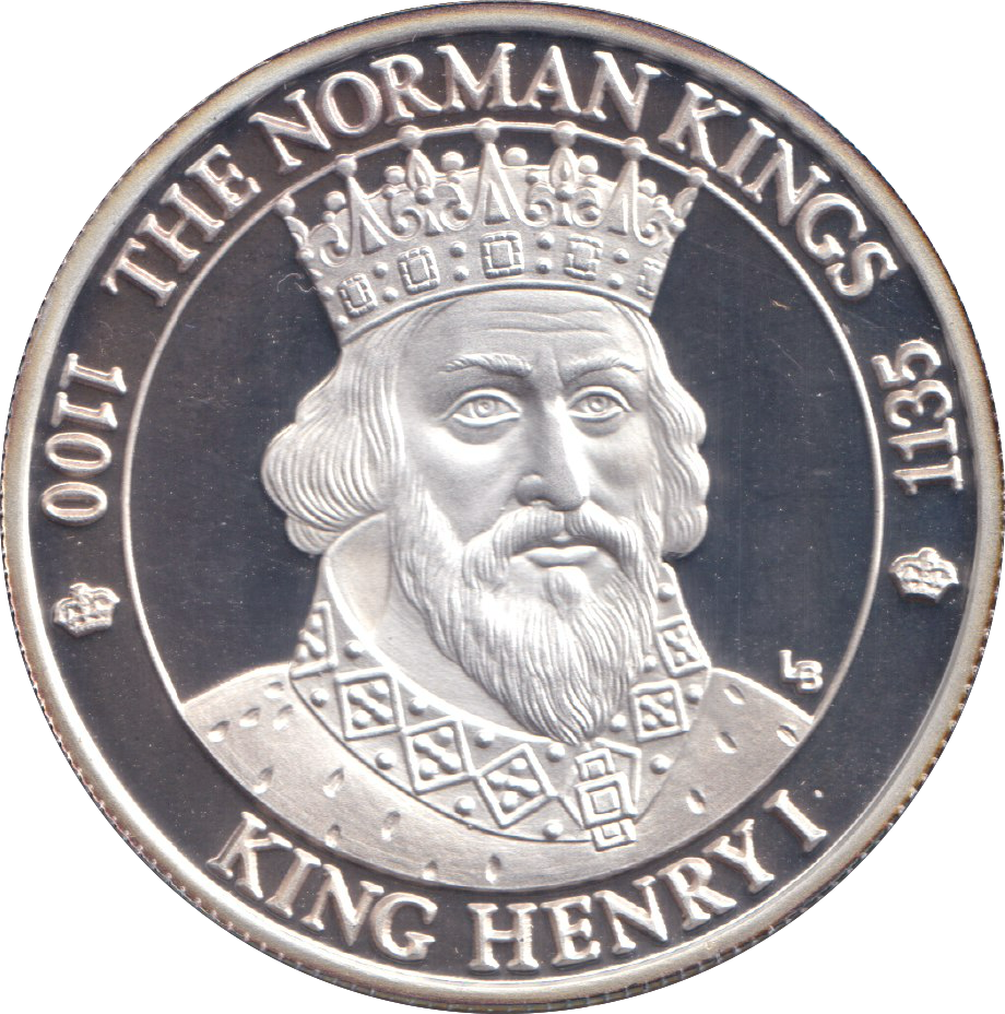 2002 SILVER PROOF 20 CROWN KING HENRY I