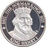 2002 SILVER PROOF 20 CROWN KING HENRY I