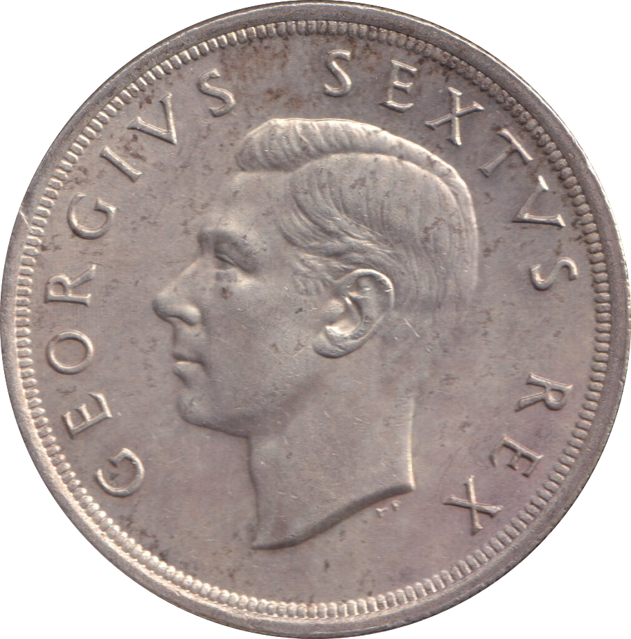 1952 SILVER 5 SHILLING SOUTH AFRICA