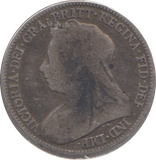 1897 SIX PENCE ( FINE )