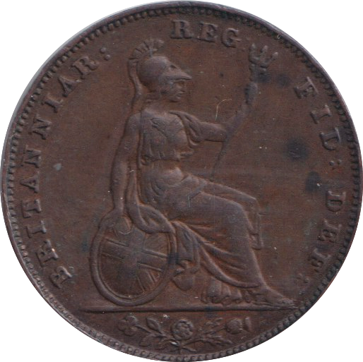1848 FARTHING ( GVF )