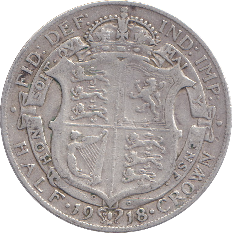 1918 HALFCROWN ( GF )