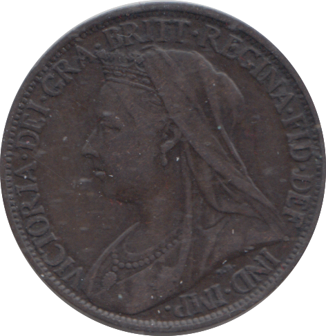 1897 FARTHING ( VF )