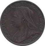 1897 FARTHING ( VF )