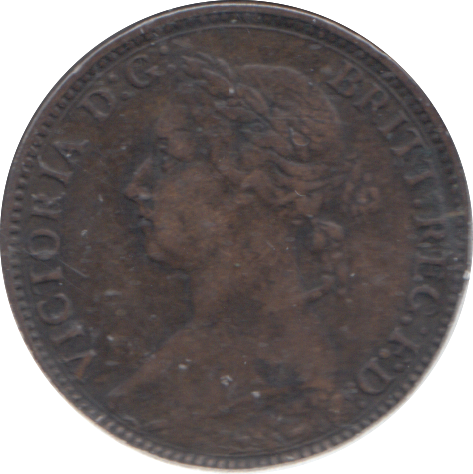 1882 FARTHING ( VF )