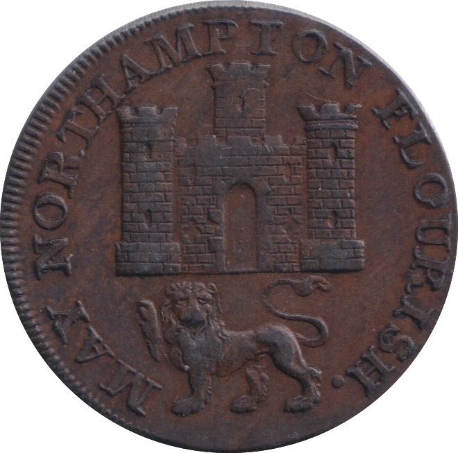 1794 HALF PENNY TOKEN NORTHAMPTON