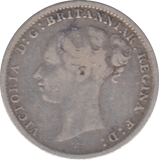 1886 THREEPENCE ( FINE )