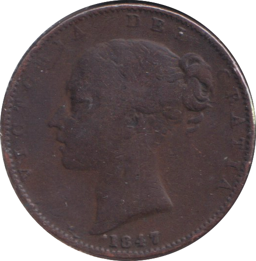 1847 FARTHING ( NF )