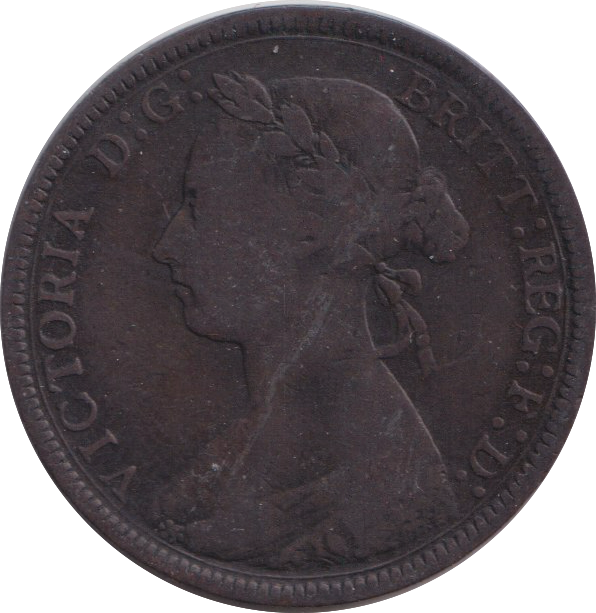 1888 HALFPENNY ( FINE )