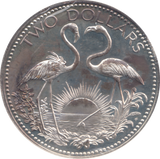 1974 BAHAMA TWO DOLLARS