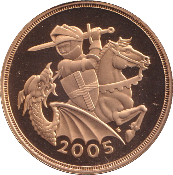 2005 GOLD DOUBLE SOVEREIGN ( PROOF )